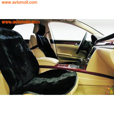 Накидка меховая на автомобильное сиденье из облагороженного мутона (фото)